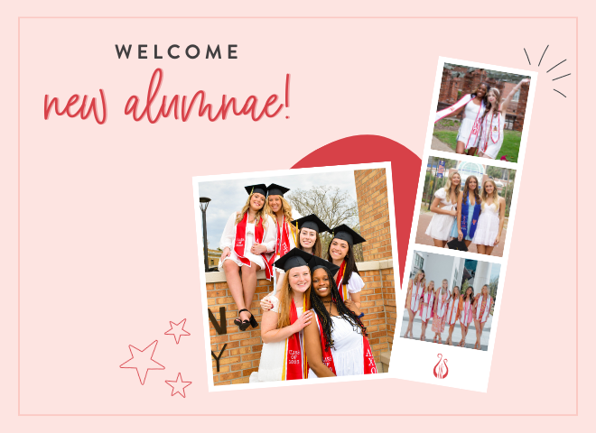 Welcome new alumnae!
