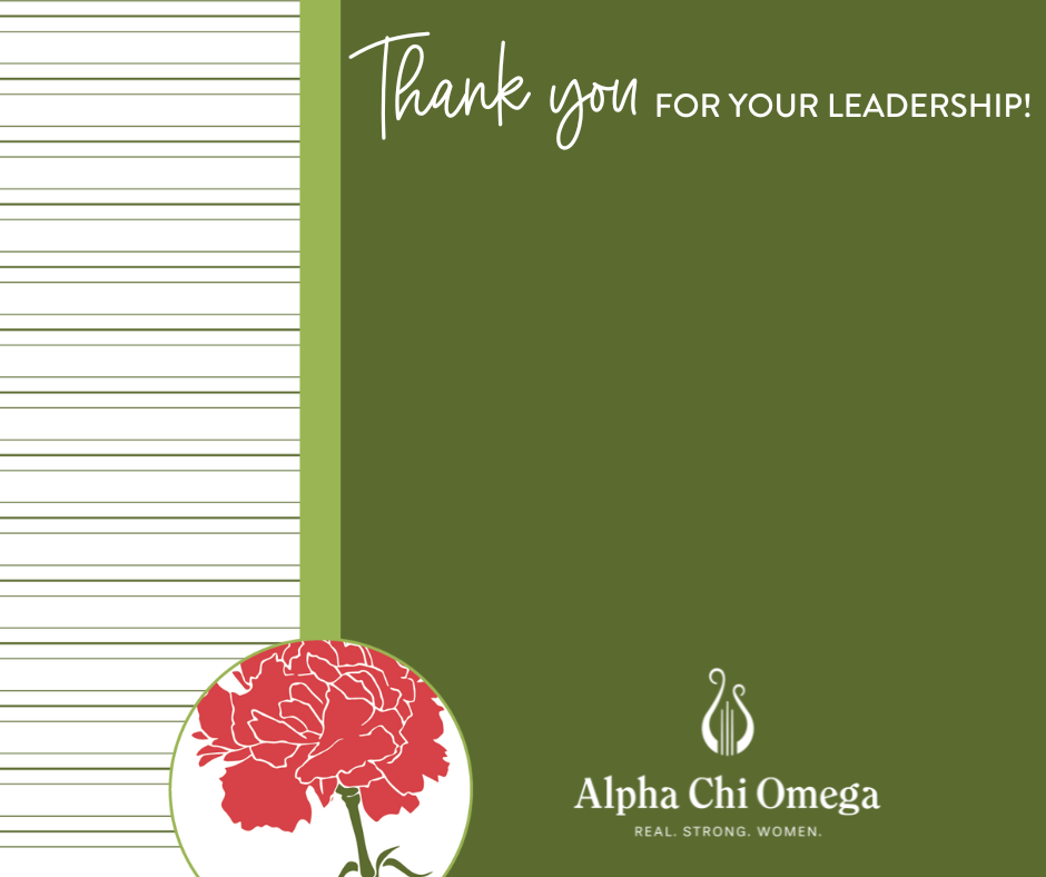 Write a thank you note using our fillable cards