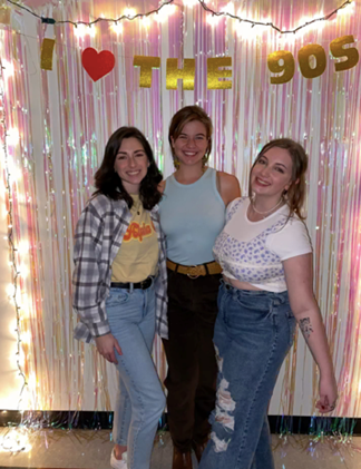 Emma with her sisters