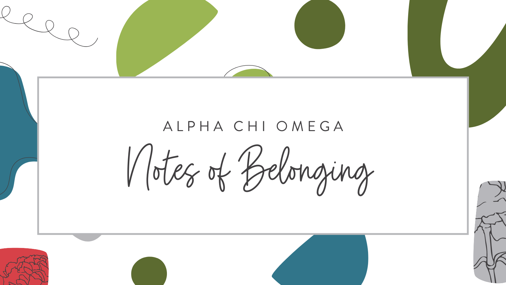 Notes of Belonging 