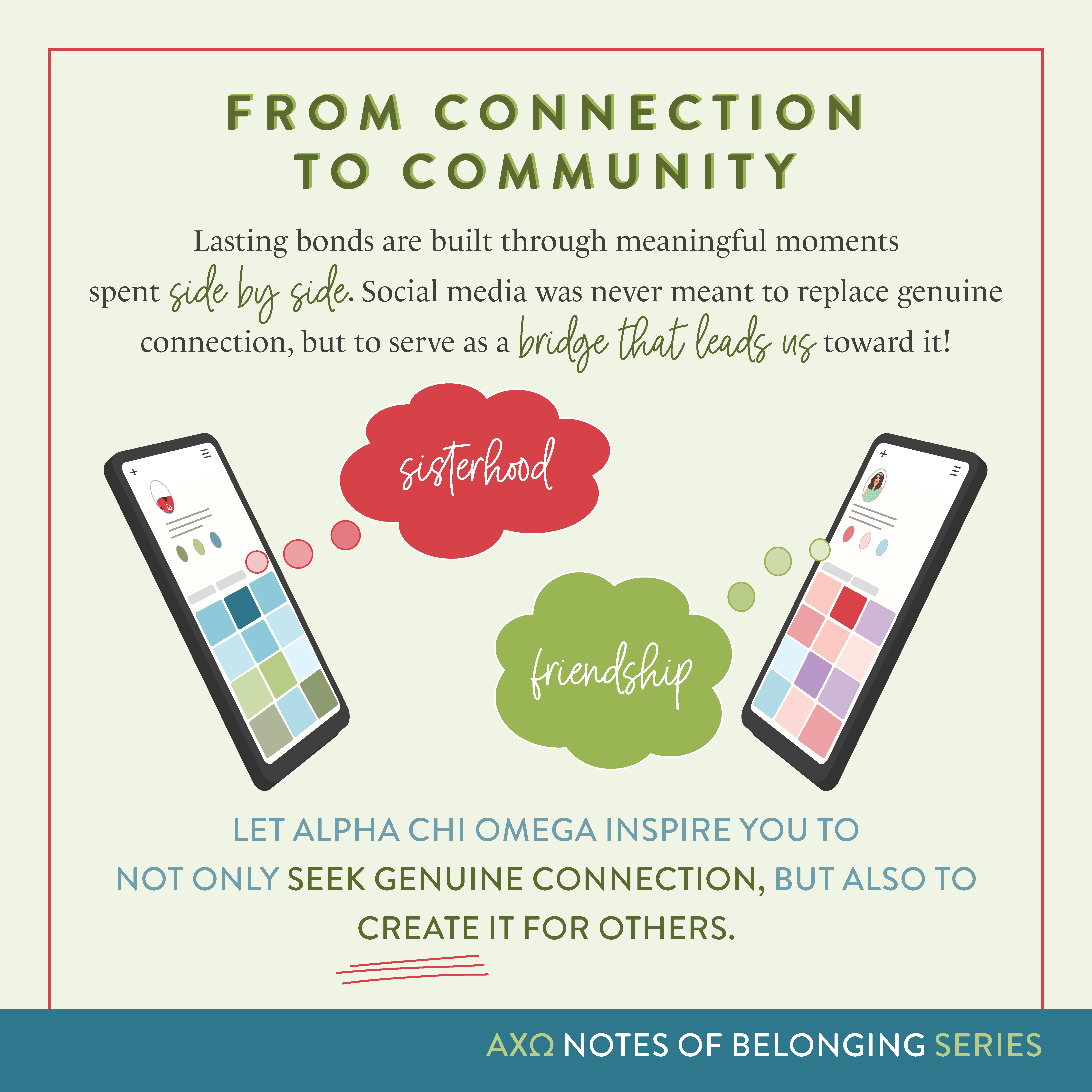 Notes of Belonging From – Connection to Community 